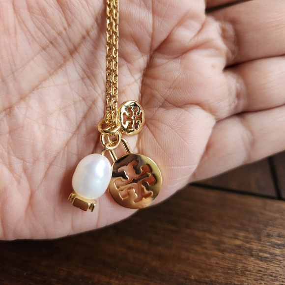 Tory Burch Gold Charm Necklace - Picture 6 of 7
